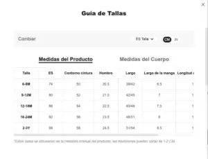 Tallas de Shein para Niños y Niñas GUÍA FÁCIL 2025