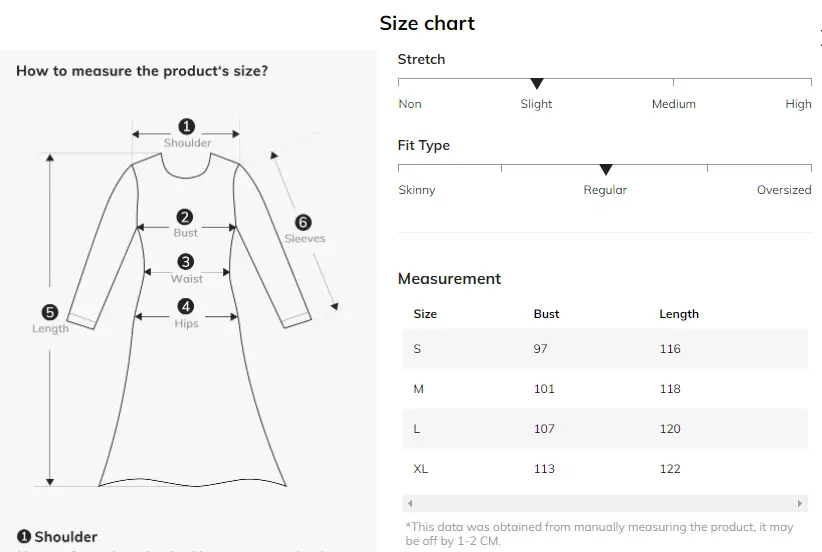 Sizing in AllyLikes [2023 Guide]