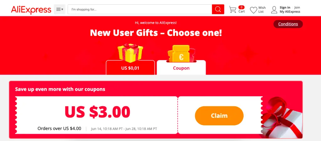 aliexpress coupons