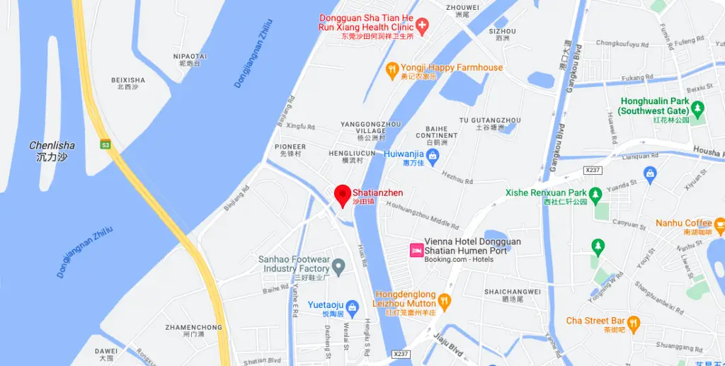 Qué significa Shatian Town en AliExpress? (RESUELTO)